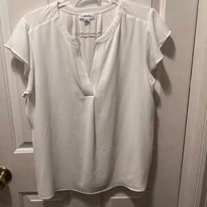 Calvin Klein Women's Elegant White Blouse